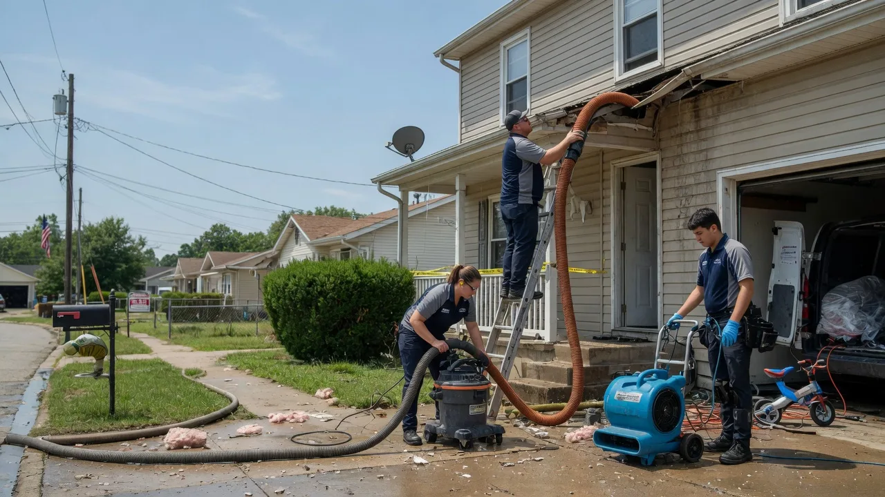 Water Damage Restoration in New Boston, IL near me